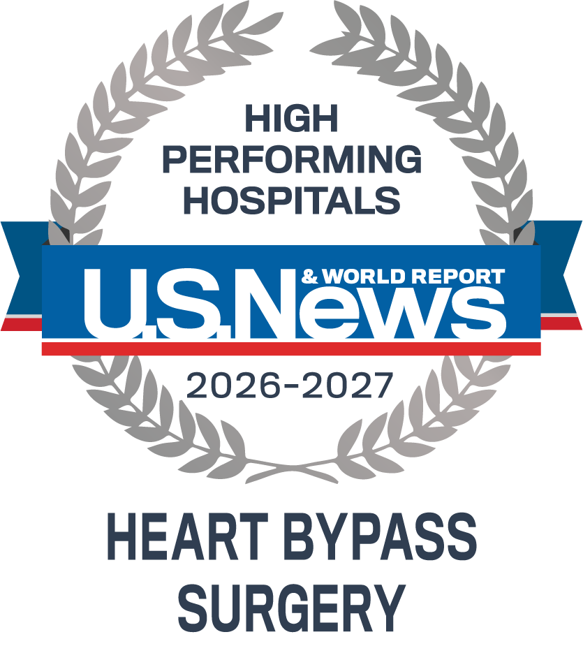 US News High Performing hospital heart bypass surgery